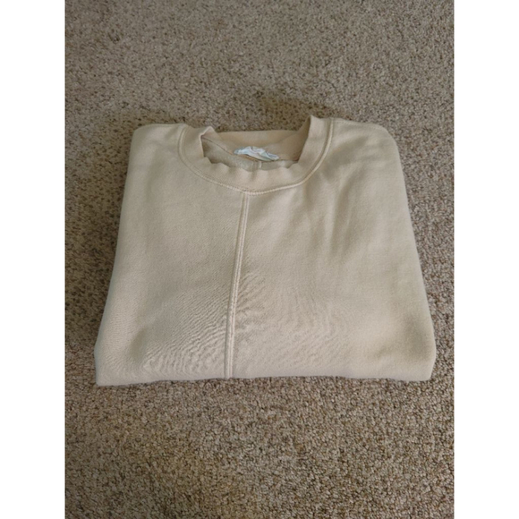 Hippie Rose Beige Sweatshirt Size M - Picture 8 of 8